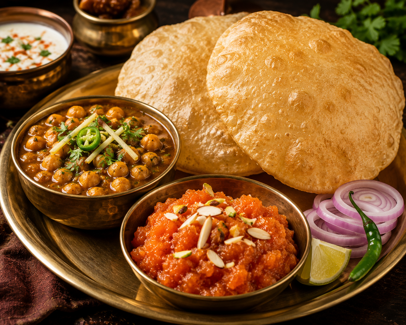 halwa puri slough sweets